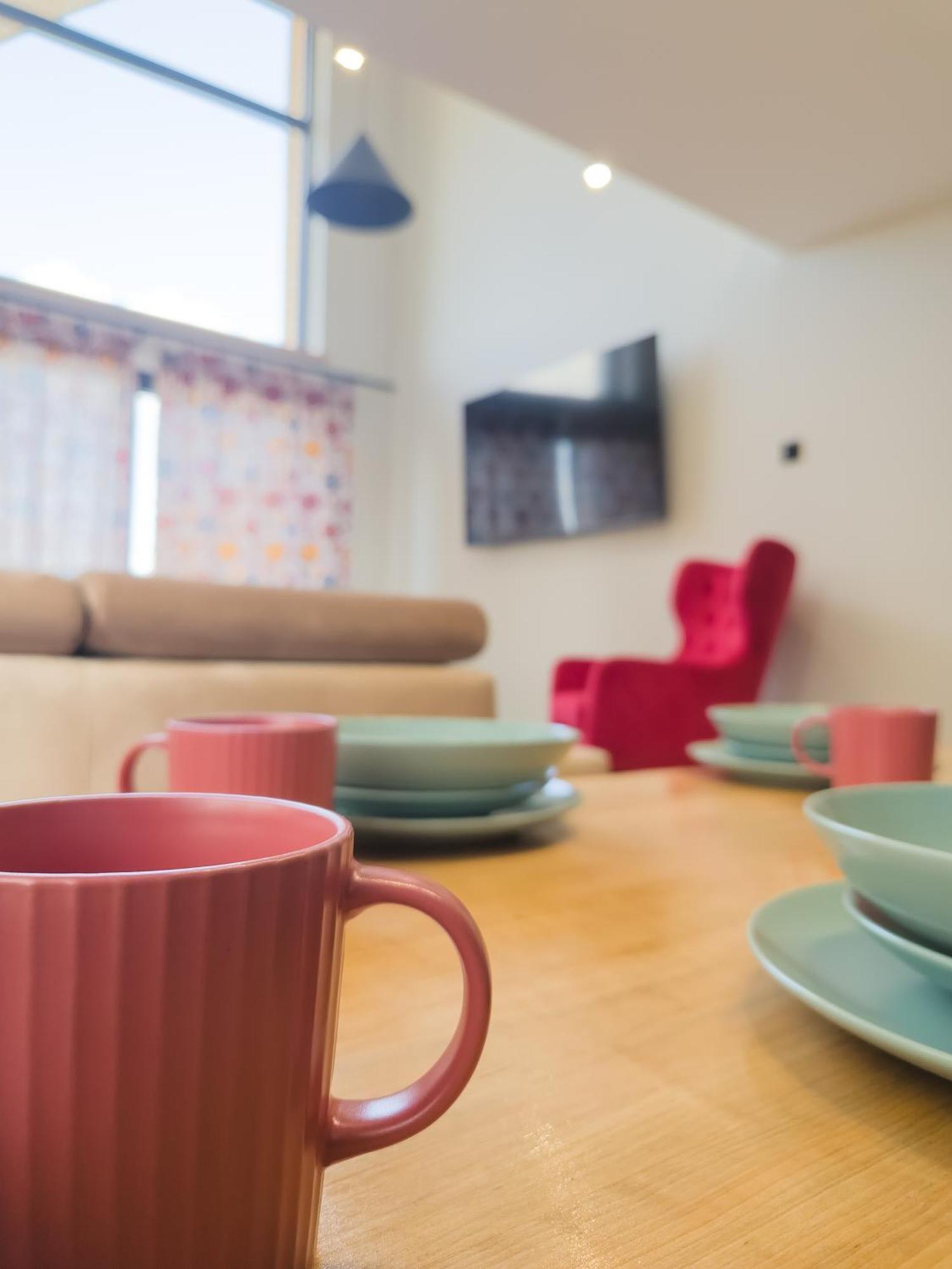 Zubr Nad Zalewem Apartment Luka Ngoại thất bức ảnh
