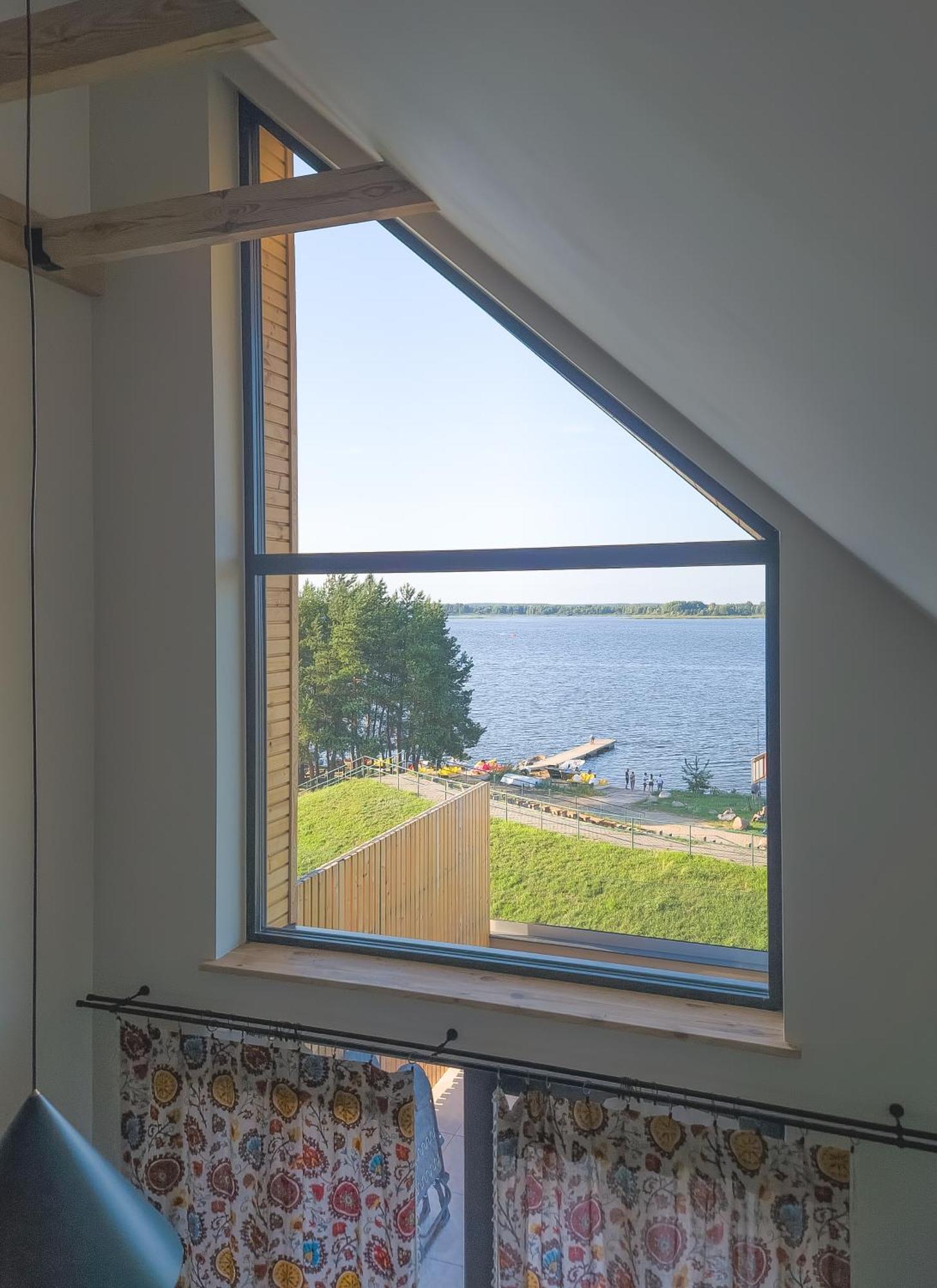 Zubr Nad Zalewem Apartment Luka Ngoại thất bức ảnh