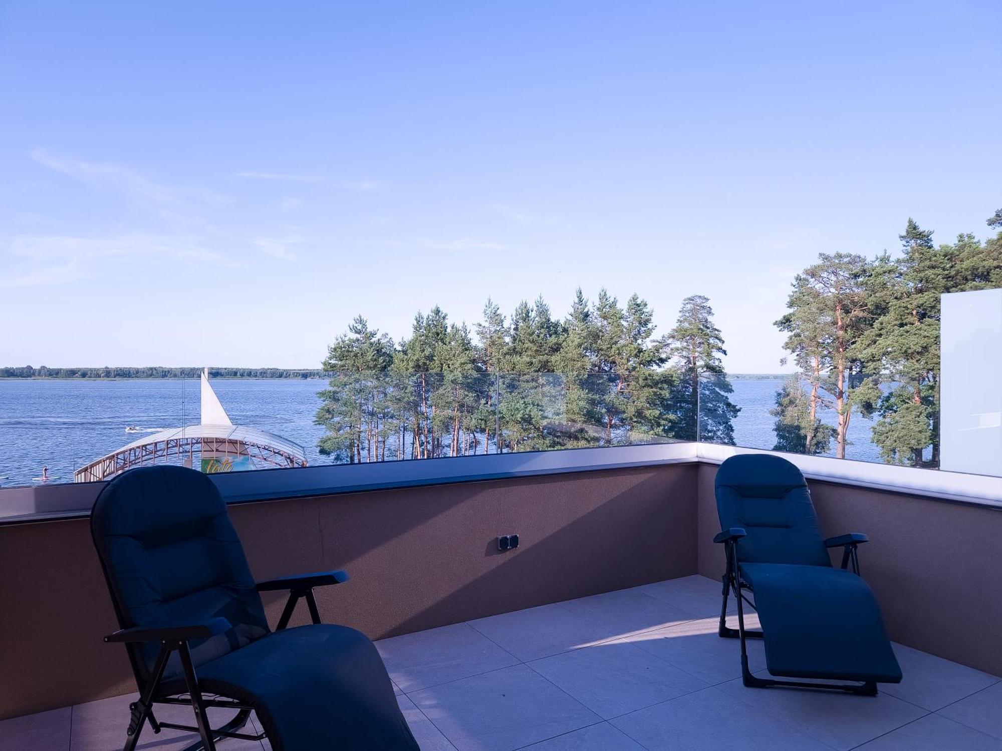 Zubr Nad Zalewem Apartment Luka Ngoại thất bức ảnh