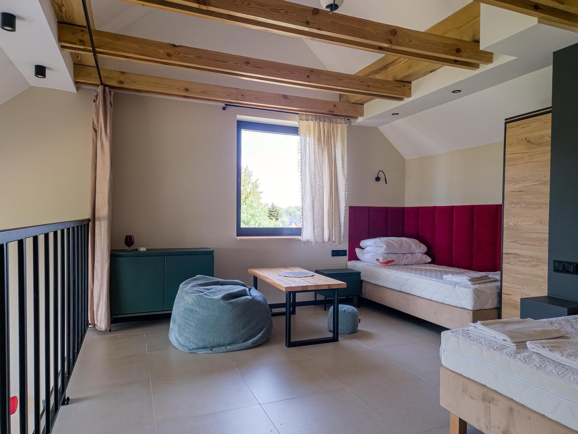 Zubr Nad Zalewem Apartment Luka Ngoại thất bức ảnh