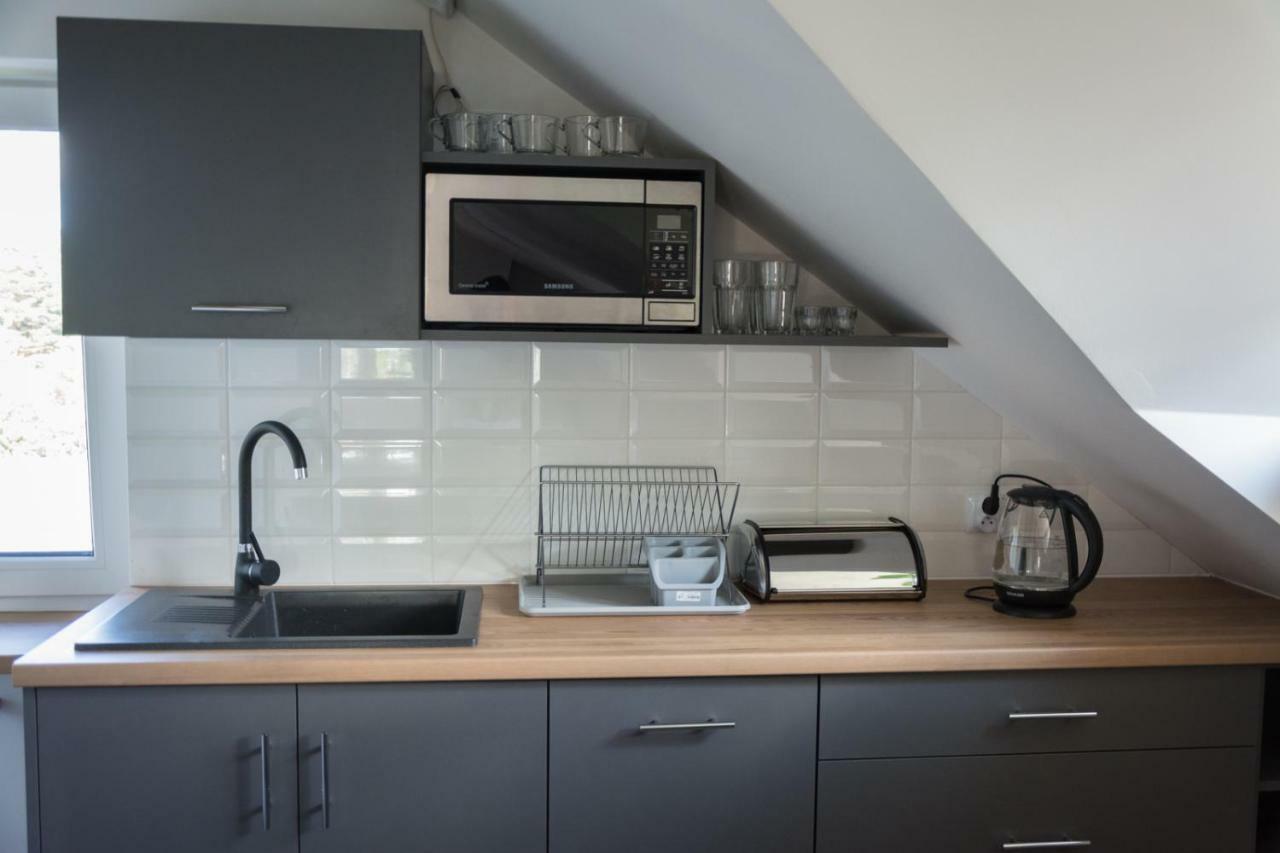 Zubr Nad Zalewem Apartment Luka Ngoại thất bức ảnh