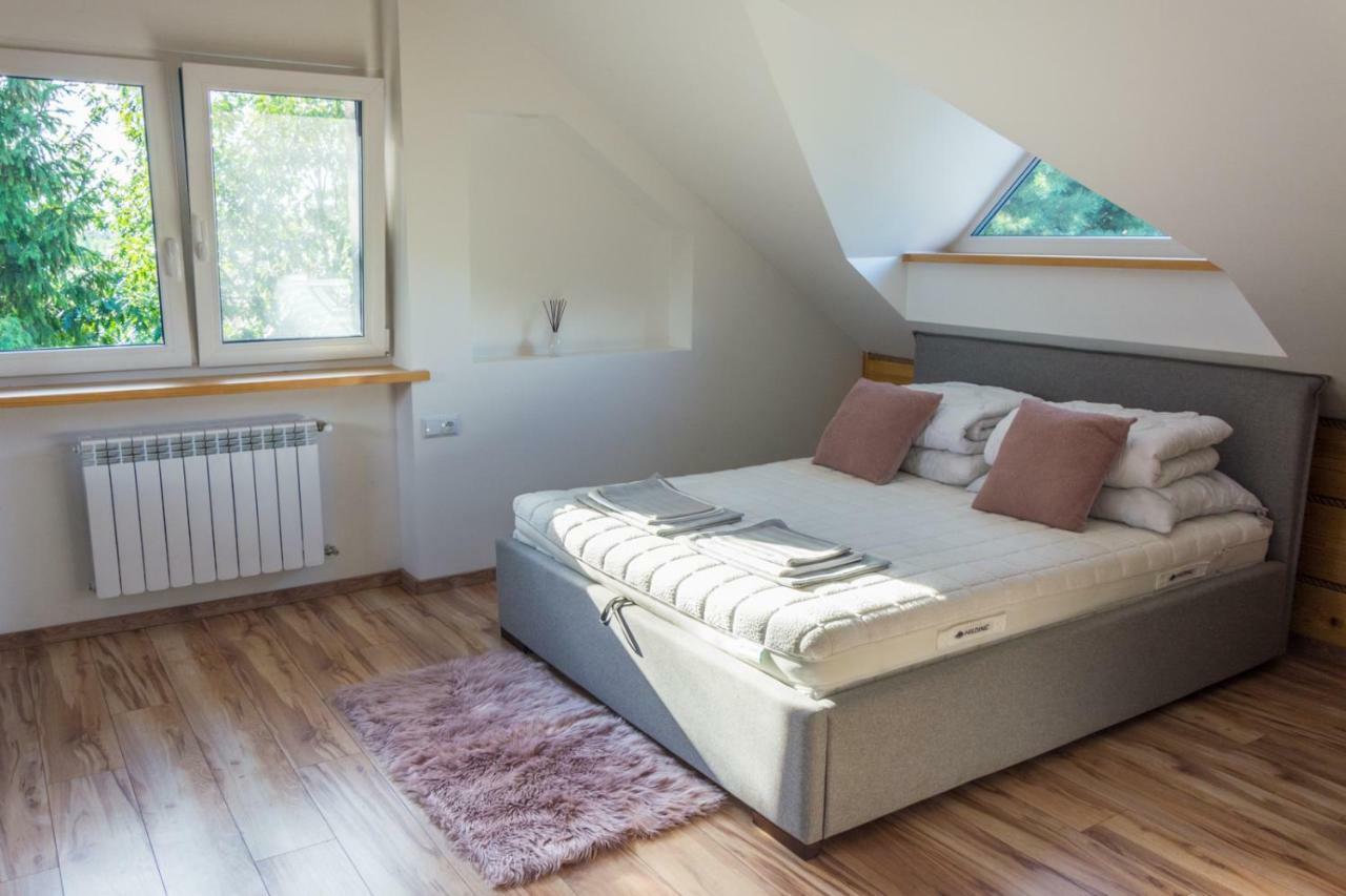 Zubr Nad Zalewem Apartment Luka Ngoại thất bức ảnh