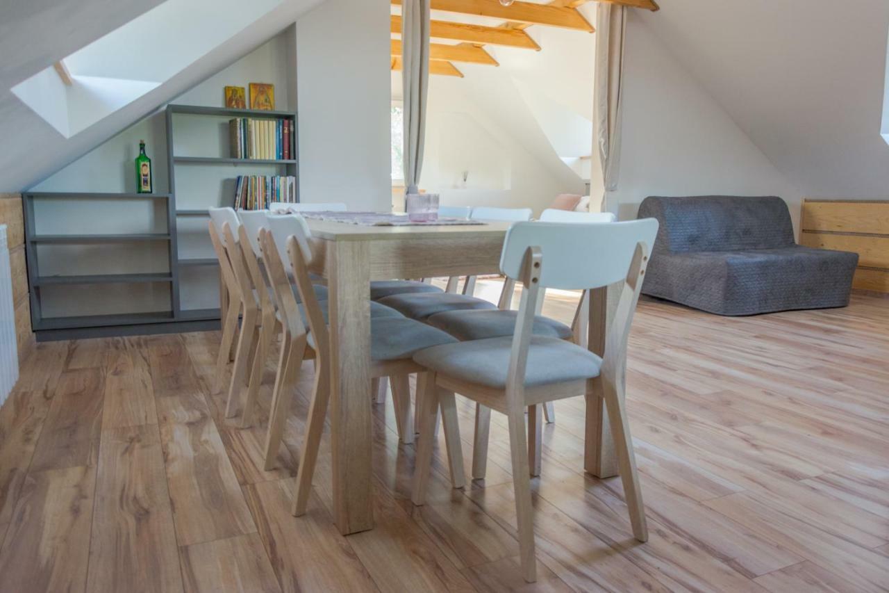 Zubr Nad Zalewem Apartment Luka Ngoại thất bức ảnh